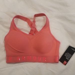 NWT pink Under Armour sports bra